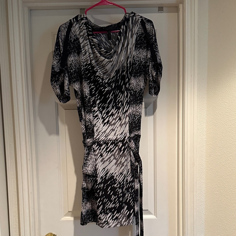 BCBGMaxAzria Monochrome Mini Dress